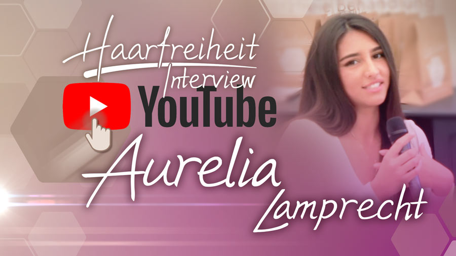 Youtube Video Linkbild Aurelia Lamprecht Interview zur dauerhaften Haarentfernung bei Haarfreiheit