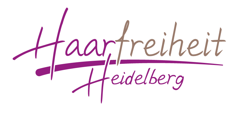 Logo Haarfreiheit Heidelberg lila braun