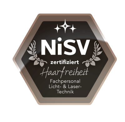 Zertifikat NiSV Haarfreiheit Experten für Licht- und Lasertechnologie