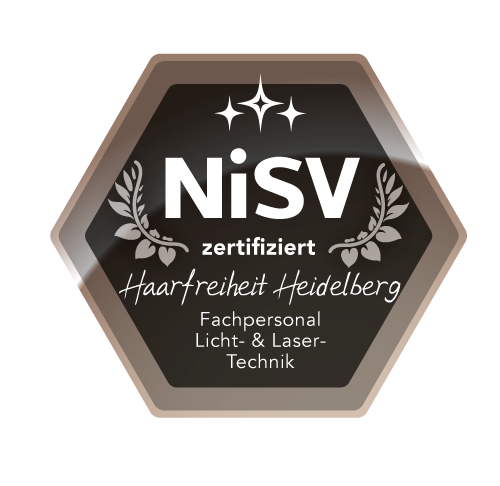 Icon NiSV zertifiziertes Fachpersonal Haarfreiheit Heidelberg